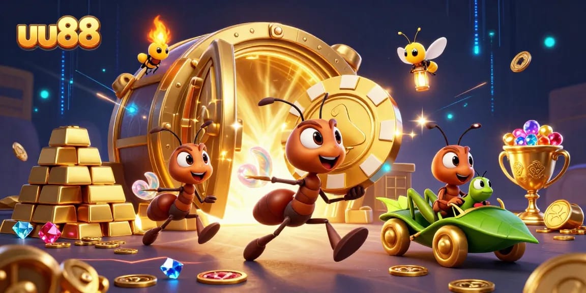 uu88 gamers discover winning strategies while evading capture in a bustling treasure heist