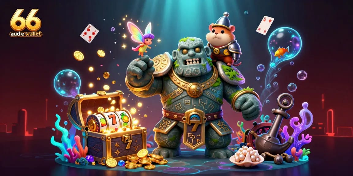 Experience the magic of 66 aud e wallet online gaming with vibrant characters and slots.