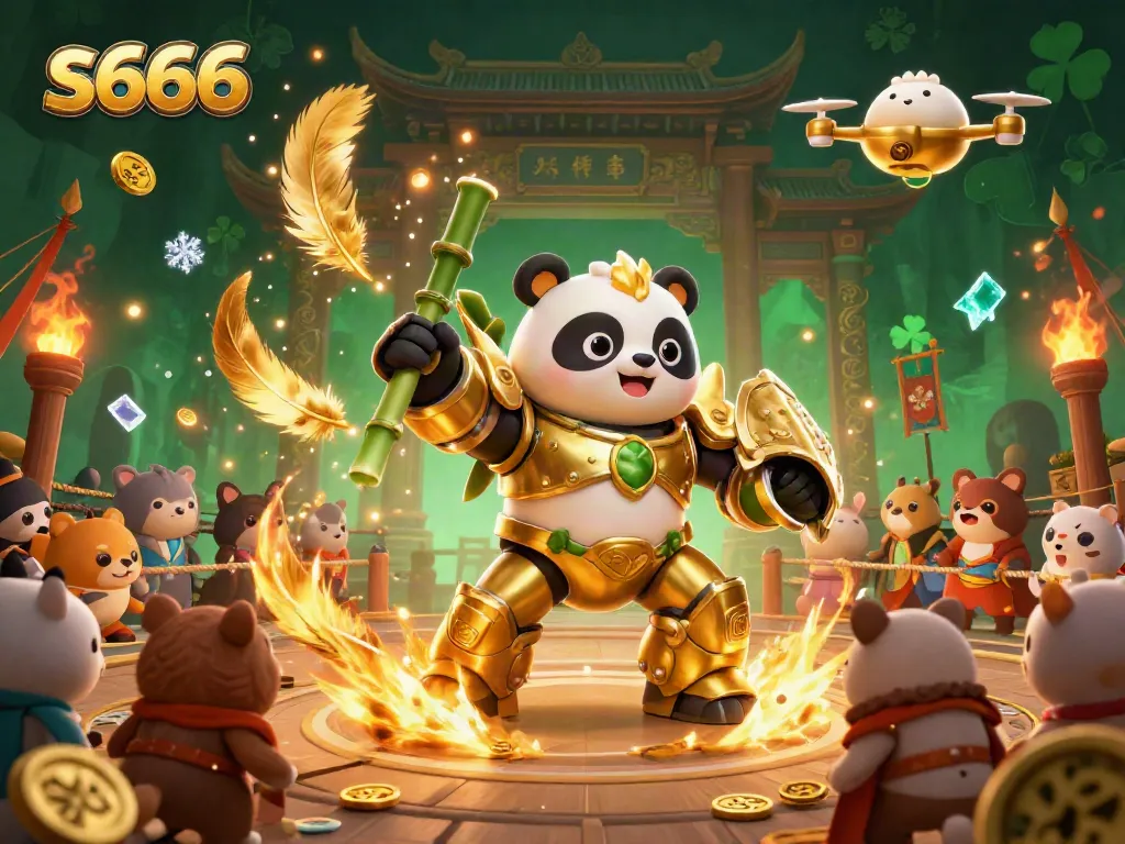 Experience the excitement of s666 in an epic mech battle arena filled with energy and detail.