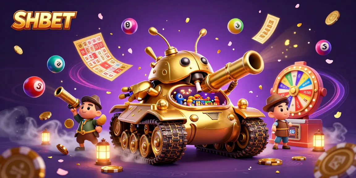 Engage with the vibrant gaming world of SHBET featuring a golden beetle tank casino.