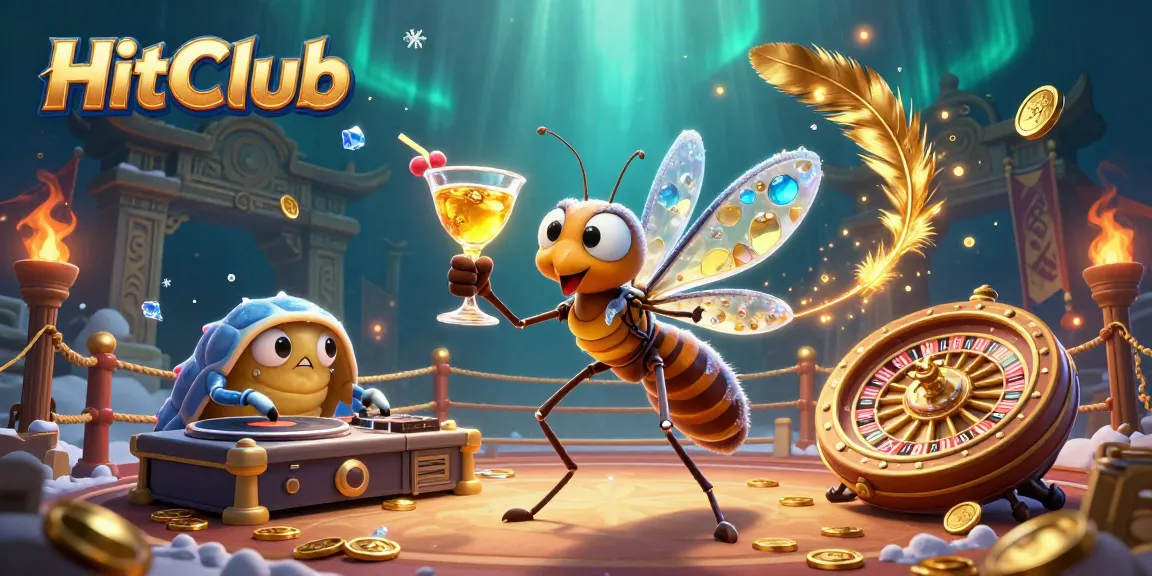 Engage in winning gameplay excitement at HitClub with vibrant casino elements