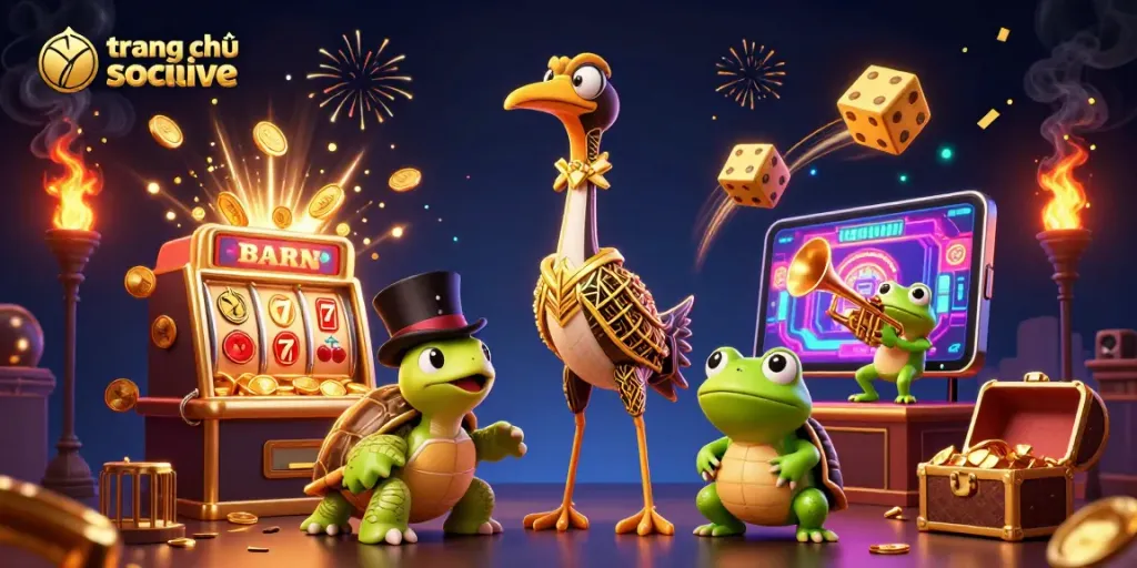 Experience dynamic gameplay at trang chủ socolive with vibrant slot machines and casino excitement.