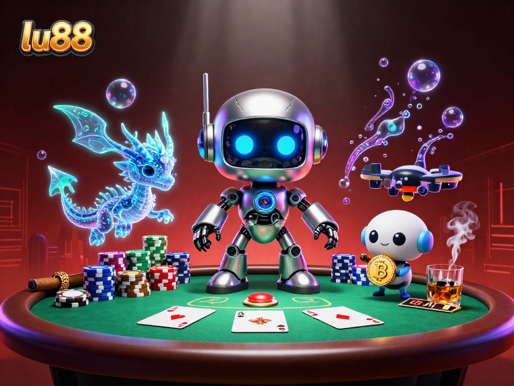 Experience thrilling moments at lu88 with vibrant casino elements and characters.