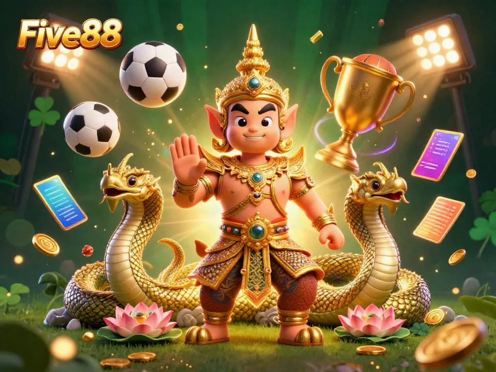 Experience thrilling sports betting at Five88 with enhanced visual excitement and engaging characters.