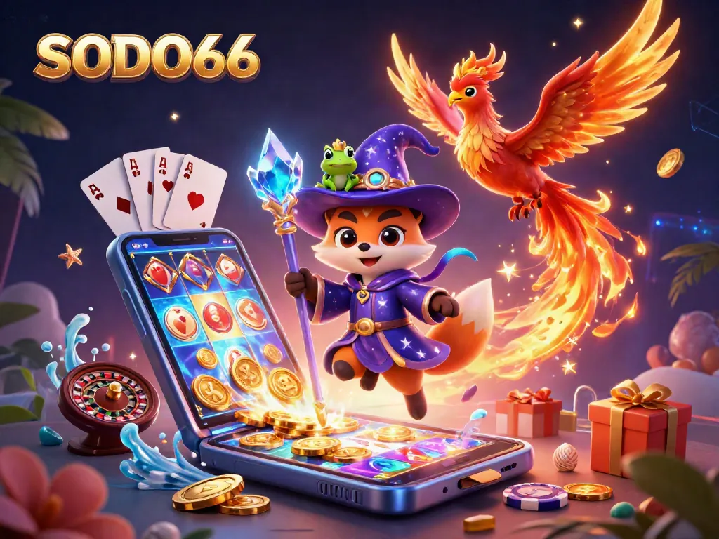 SODO66 engages players with vibrant slot games featuring intricate characters and playful elements.