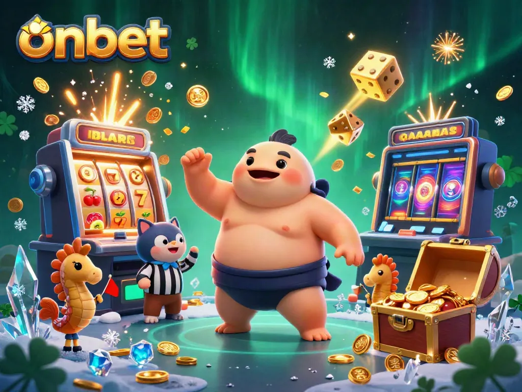 Engage with onbet's exciting underwater casino experience showcasing fugu, a referee catfish, and seahorse fans.