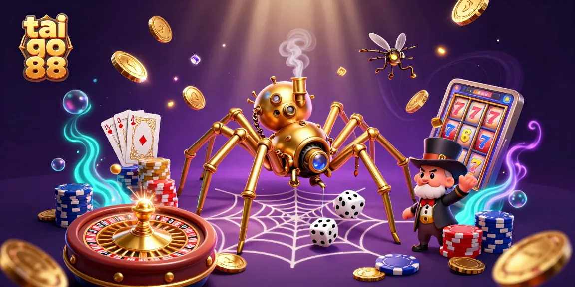 Play thrilling games at tai go 88 with vibrant visuals and dynamic casino elements, capturing the excitement of online gambling.