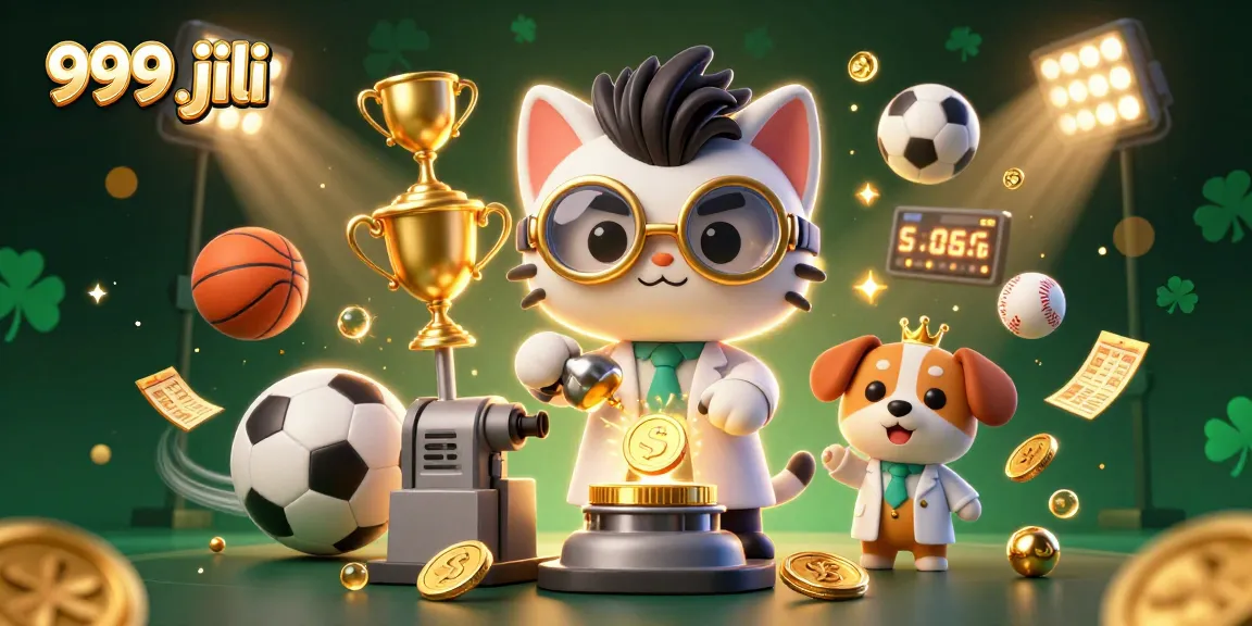 Experience exciting gameplay with 999 jili featuring cartoon characters and dynamic sports elements.