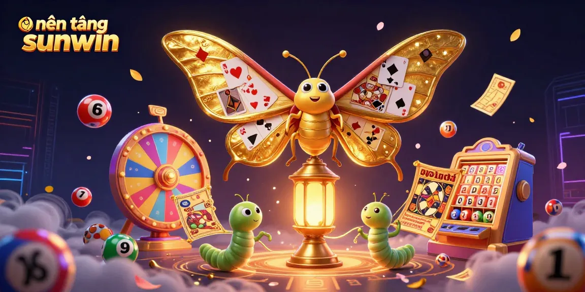 Experience vibrant casino energy with nền tảng sunwin, showcasing games and fortune elements in a dynamic 3D scene.