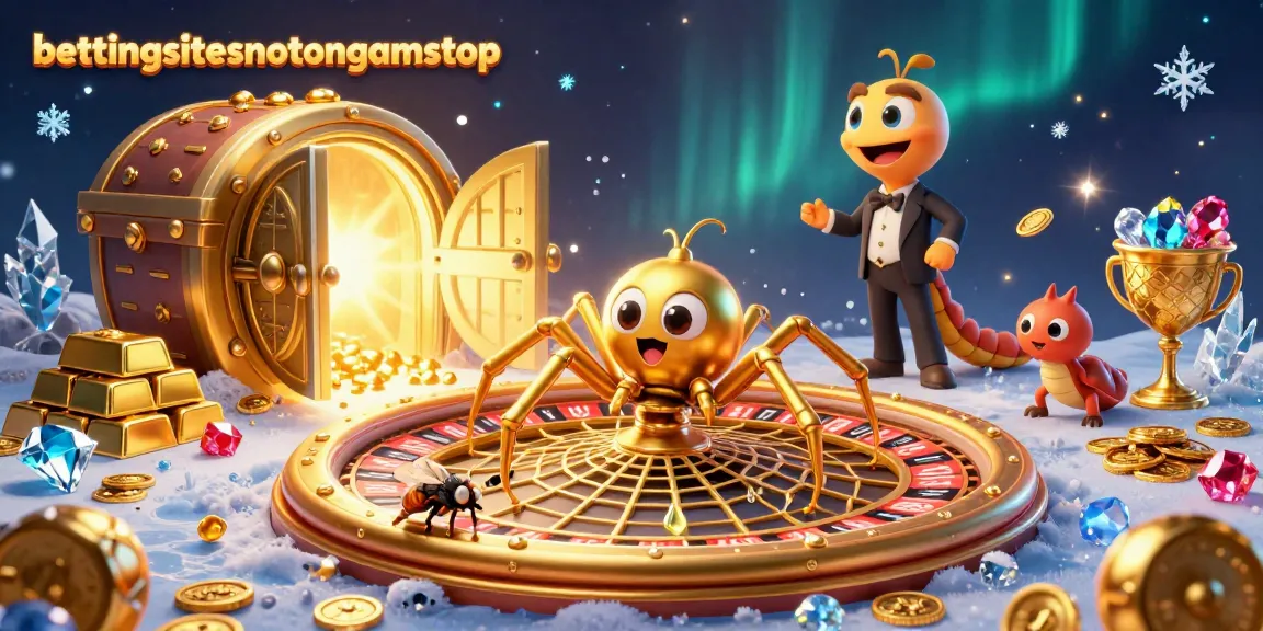 Experience thrilling crypto betting at bettingsitesnotongamstop with vibrant casino elements and engaging characters.