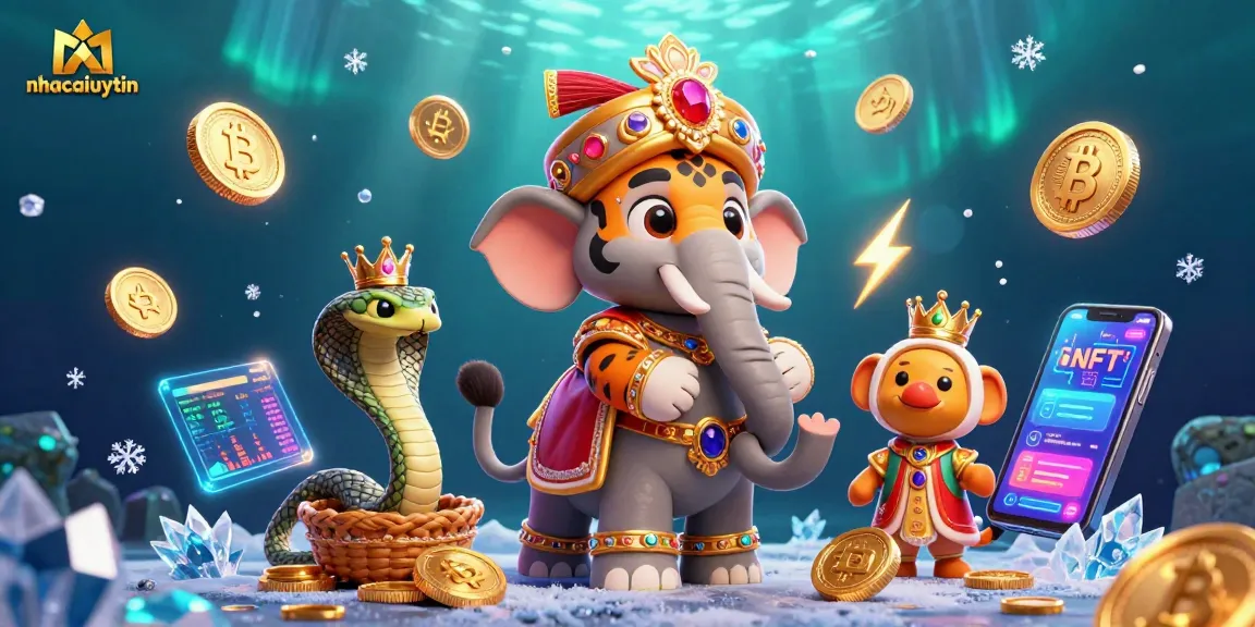Bet on nhacaiuytin and win big with exciting casino games featured in this dazzling illustration