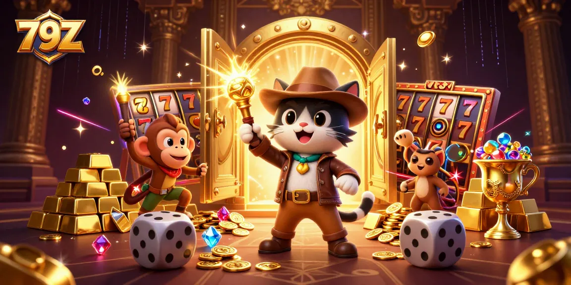 Discover the excitement of 79Z casino with thrilling elements, vibrant colors, and action-packed scenes.