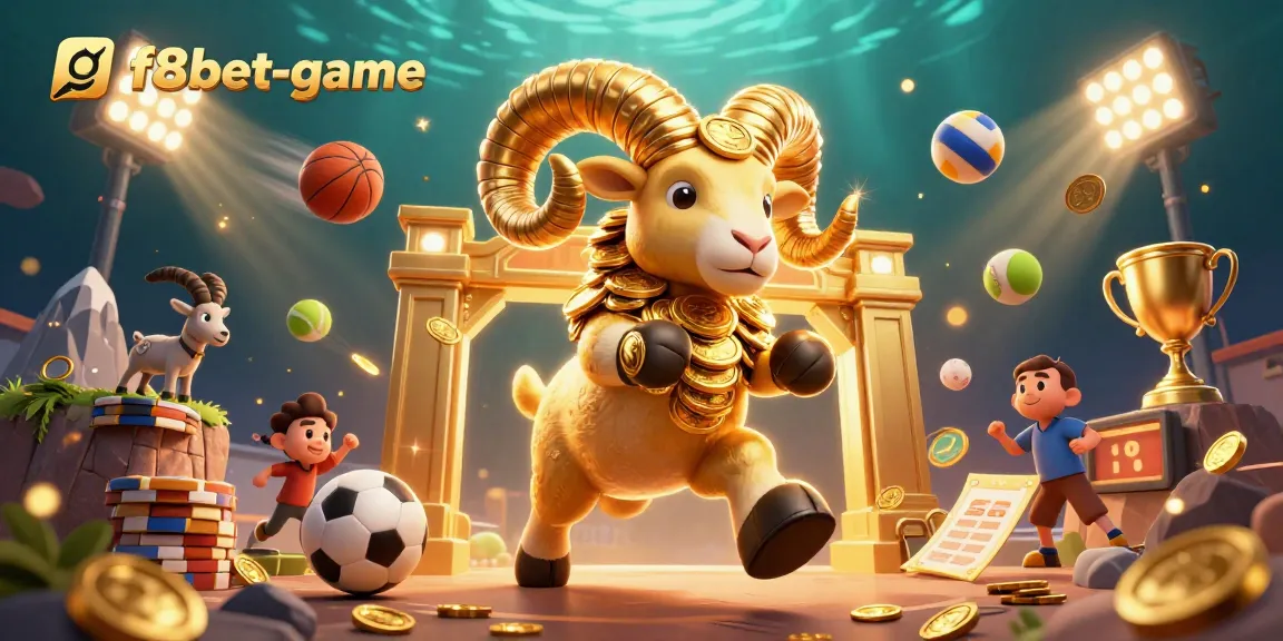 Engage in exciting f8bet-game gameplay with massive golden ram and dynamic sports elements.