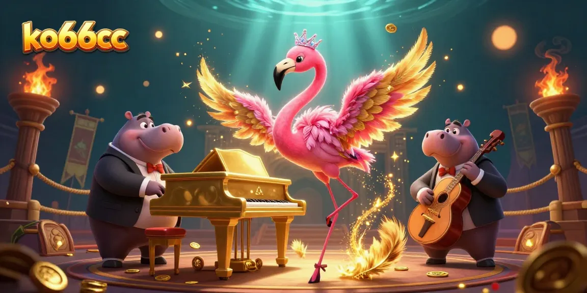Experience thrilling action at ko66cc with a vibrant casino scene featuring dynamic characters and game elements.