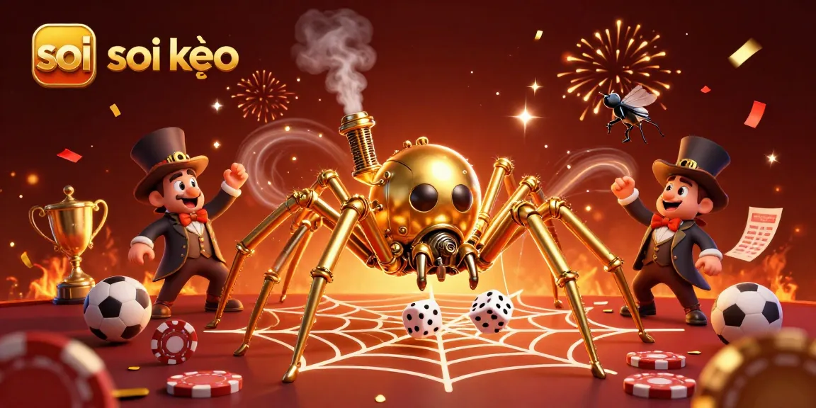 Engage in thrilling soi kèo sports betting with a vibrant fantasy illustration of characters and game elements.